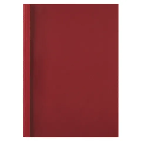 GBC LeatherGrain Thermal Binding Covers 1.5mm Red (100) – image 1