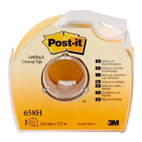 Correctietape Post-it 658D 25.4mmx18m – afbeelding 1