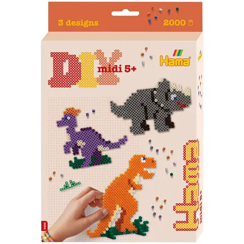 Strijkkralen Dinosaurus – afbeelding 1