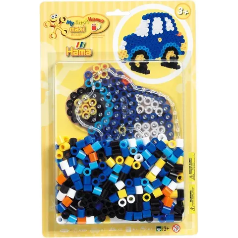 Hama Bügelperlen maxi , Auto, im Blister – Bild 1