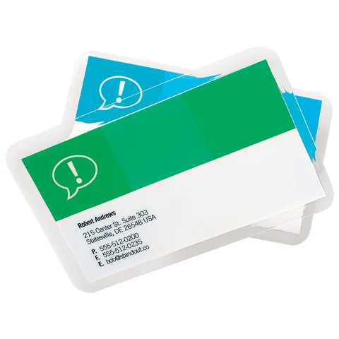 GBC Lamination Pouch 60x90mm 125 Micron – image 1
