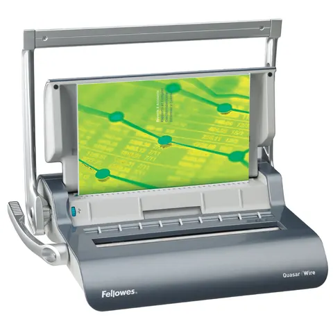 Inbindmachine Fellowes Quasar wire 34-gaats – afbeelding 1