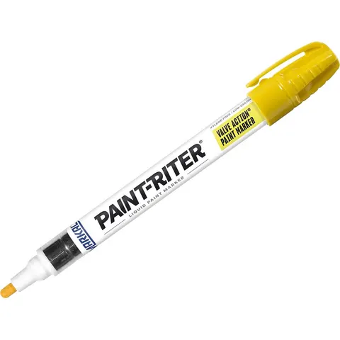 Markal Valve Action Paint Marker – Yellow – image 1