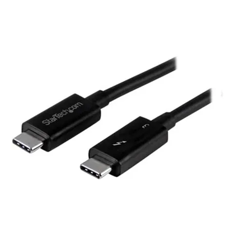 STARTECH 0.5m Thunderbolt 3 Cable – Schwarz – Bild 1