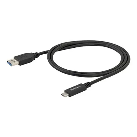 STARTECH USB to USB-C Cable - M/M - 1m – Schwarz – Bild 1