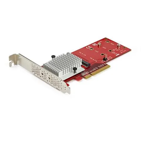 StarTech x8 dubbele M.2 PCI Express SSD adapter – afbeelding 1