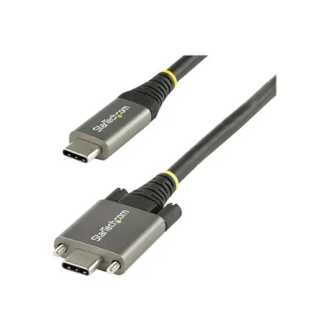 StarTech 1 meter Vergrendelbare USB-C Kabel met Zijschroef – afbeelding 1
