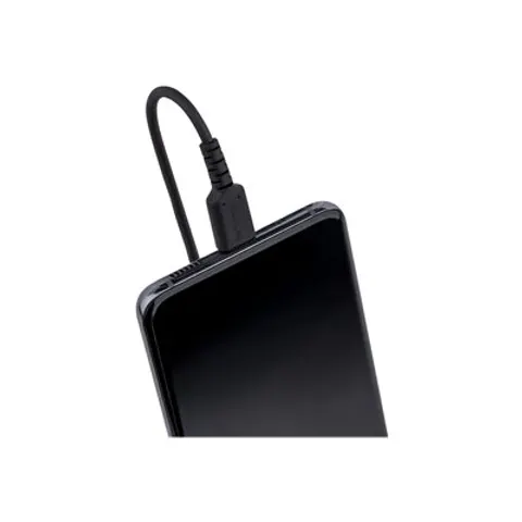 STARTECH.COM ST R2CCC-50C-USB - Sync & charging cable, USB-C > C, 50 cm, spiral cable, black – image 1