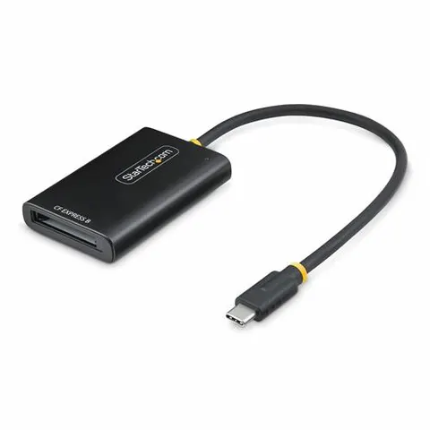 Kaartlezer Extern Startech 1B-USB-C-CFE-ADAPTER Zwart – afbeelding 1
