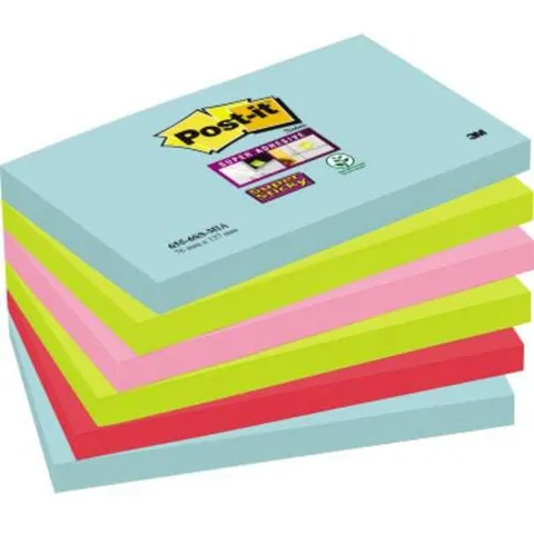 Post-it Haftnotizen super sticky notes, 127 x 76 mm, Cosmic – Bild 1
