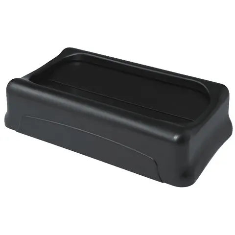 Rubbermaid Schwingdeckel Slim Jim, schwarz – Bild 1