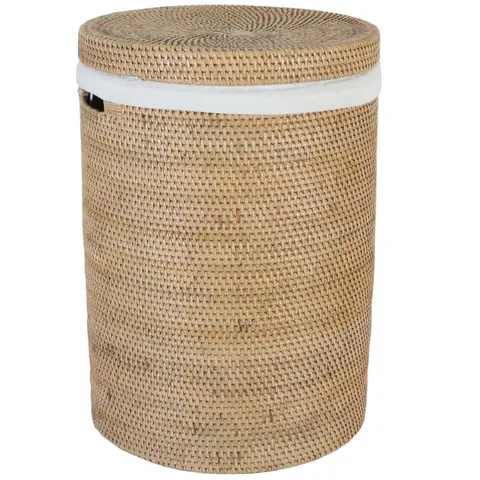 Rattan Wäschekorb Cleo Natur - L – Bild 1