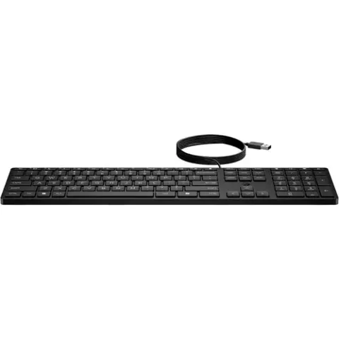 HP Wired Desktop 320K Keyboard – 9SR37UTABU – image 1
