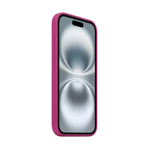 Apple iPhone 16 Silikon Case mit MagSafe, Fuchsia – Bild 1