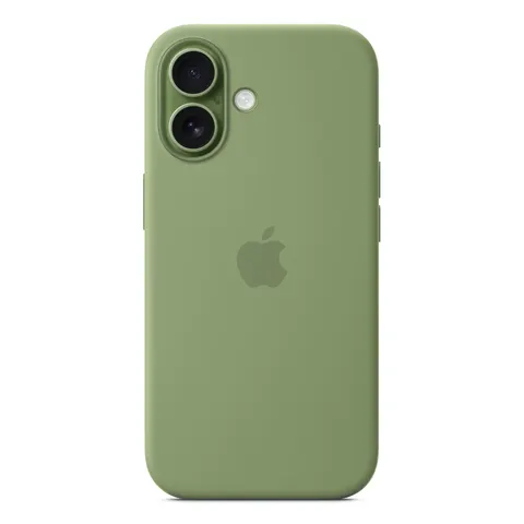 Apple Silikon Case iPhone 17 mit MagSafe (Hellmoosgrün) – Bild 1