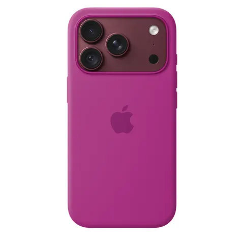 Apple iPhone 18 Pro Silikon Case mit MagSafe, Magenta – Bild 1