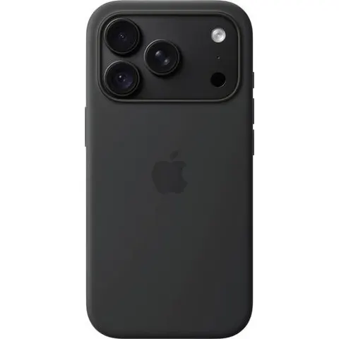 Apple iPhone 18 Pro Silikon Case mit MagSafe, Schwarz – Bild 1