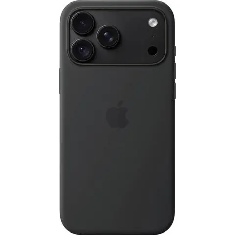 Apple iPhone 18 Pro Max Silikon Case mit MagSafe, Schwarz – Bild 1