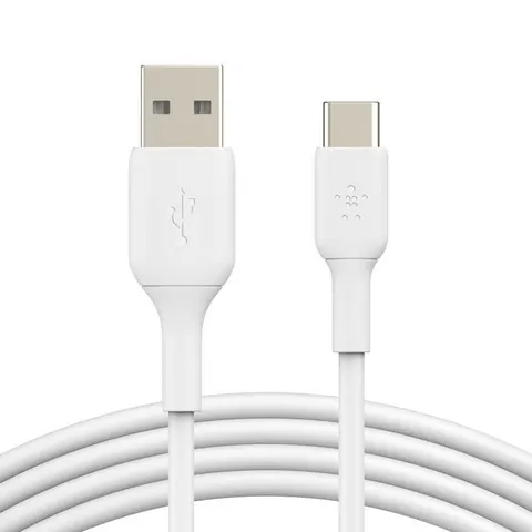 Belkin BoostCharge USB cable 1 m USB A USB C White – image 1