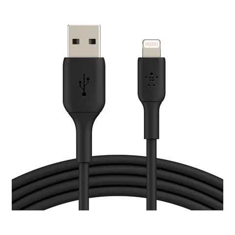 Belkin BoostCharge 1 m Lightning/USB-A Kabel, schwarz – Bild 1