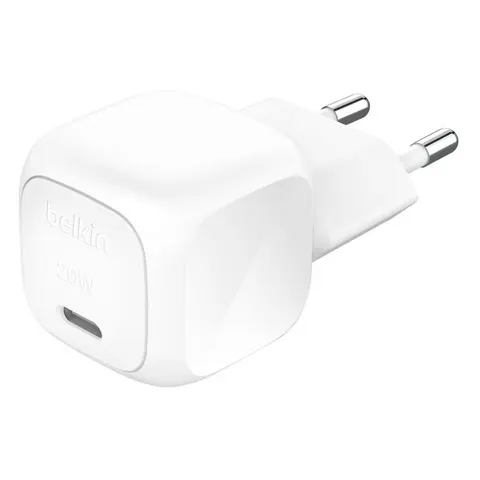 Belkin BoostCharge Kompaktes 20 W USB-C Ladegerät, weiß – Bild 1