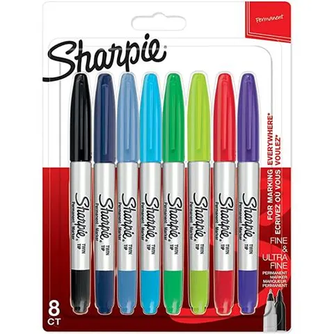 Sharpie 2065409 permanent marker Multicolour 8 pc(s) – image 1