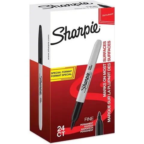 Sharpie Permanent-Marker FINE, Value Pack, schwarz – Bild 1