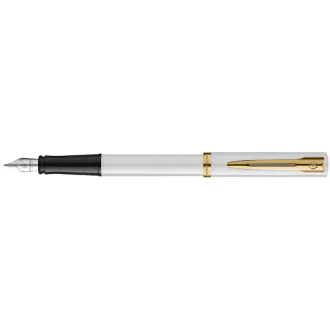 Vulpen Waterman Allure Impression white GT medium – afbeelding 1