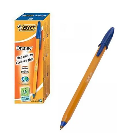 BIC Orange Fine Blue Stick ballpoint pen 20 pc(s) – image 1