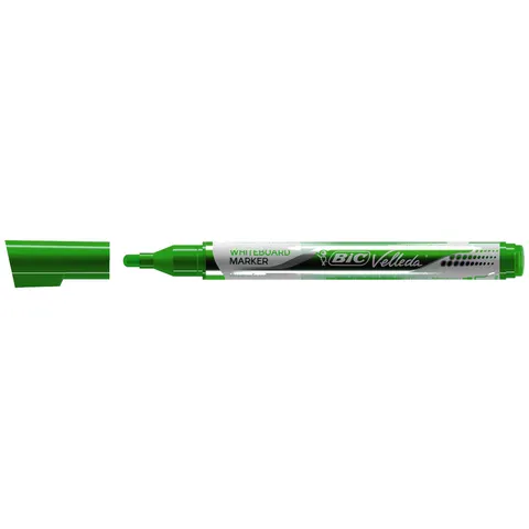 Whiteboardmarker Bic Velleda liquid rond medium groen – afbeelding 1