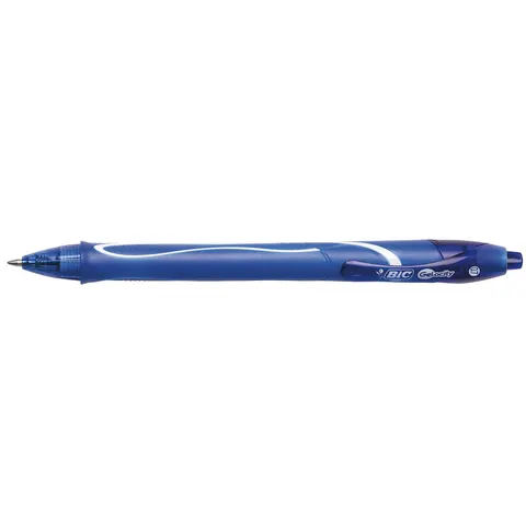 Gelschrijver Bic Gel-ocity quick dry medium blauw – afbeelding 1