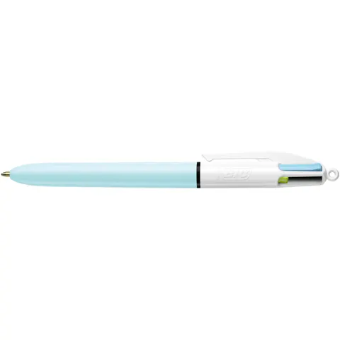 BIC 4-Farben-Kugelschreiber 4-Colours Fun hellblau – Bild 1