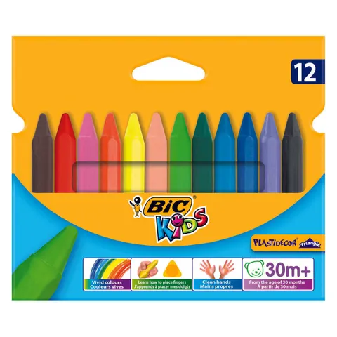 BIC® Wachsmalstifte 12St. – 8297733 – Bild 1