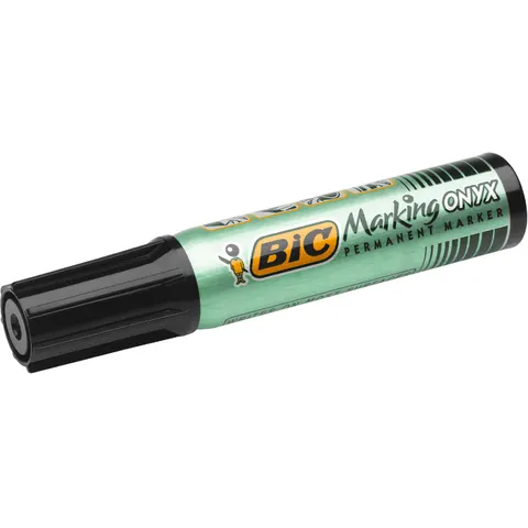 Viltstift Bic 1481 onyx schuin M zwart – afbeelding 1
