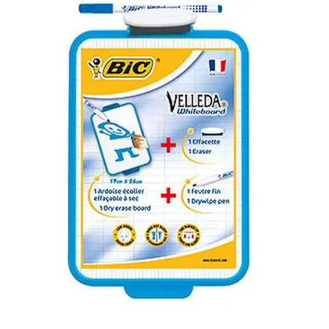 BIC Velleda Whiteboard - 19 x 26 cm – afbeelding 1