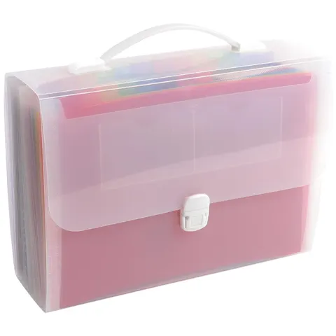 EXACOMPTA Fächermappe mit Griff Crystal, 24 Fächer – Bild 1