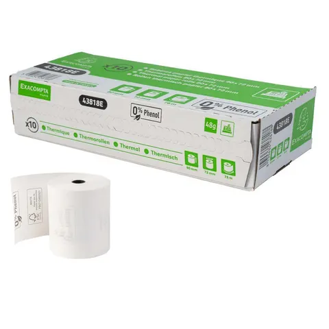 Exacompta Thermorollen 8 cm x 76 m – 43818E – Bild 1