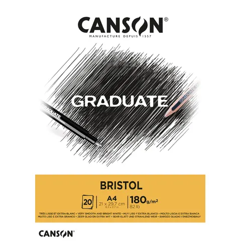 Cansonstudiepapier Bristol, formaat A5 – afbeelding 1