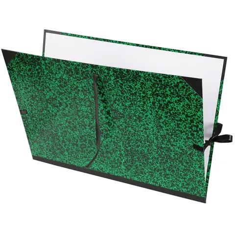 Tekenmap Canson Classic Annonay lintsluiting 520x720mm groen – afbeelding 1