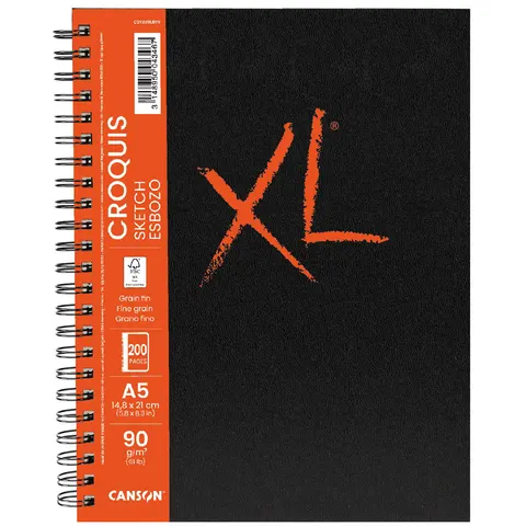 CANSON schetsboek XL Book Sketch A5 – afbeelding 1