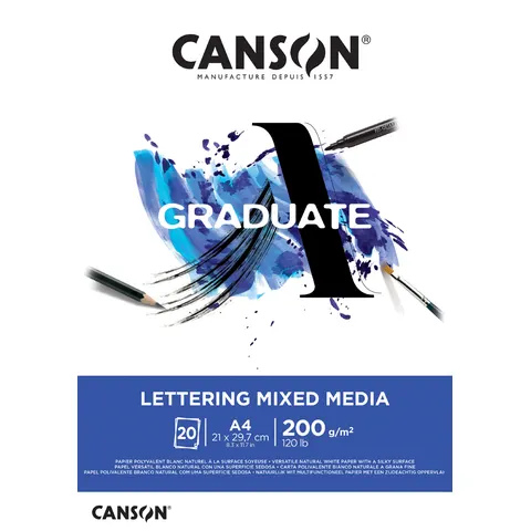 Tekenblok Canson C31250P028 Wit A4 Papier – afbeelding 1