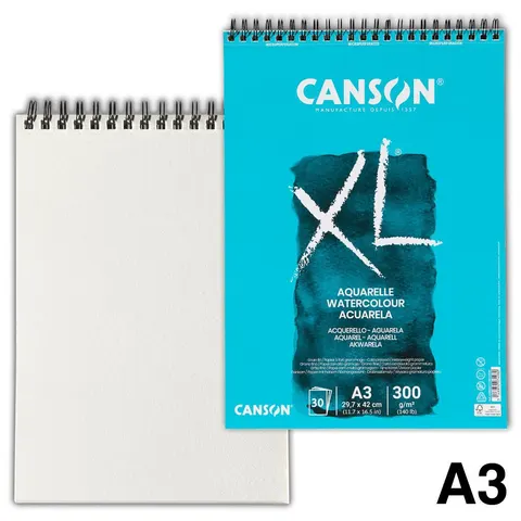 canson XL Aquarellblock DIN A3 30 Blatt – Bild 1