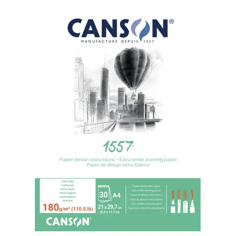 Canson Tekenblok 30 vel A5 180 grams – afbeelding 1