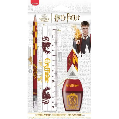 maped Schreibset Harry Potter rot – Bild 1