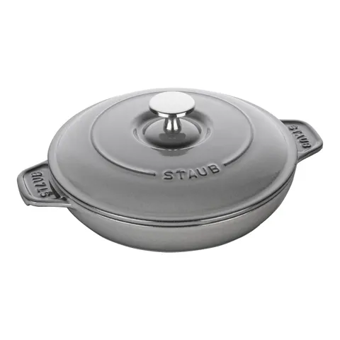 Staub Back- und Servierplatte 750 ml Graphit mit Deckel – Bild 1