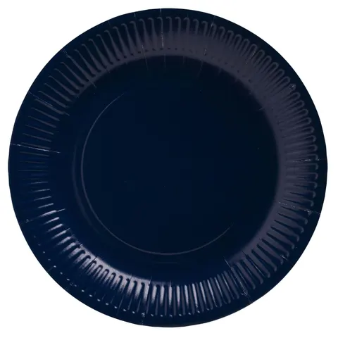 PROnappe Pappteller, marineblau 23 cm – Bild 1