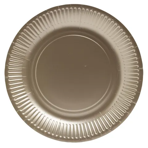 PROnappe Pappteller, gold 23 cm – Bild 1