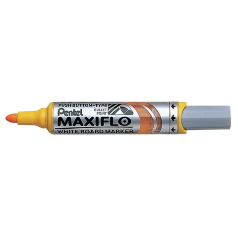 Pentel whiteboard marker MAXIFLO MWL5M, geel – afbeelding 1