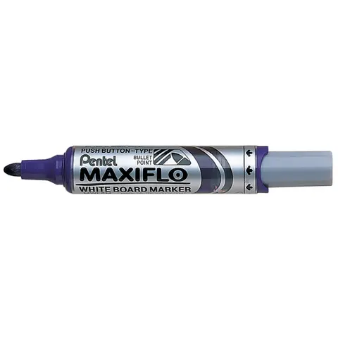 Whiteboardmarker Pentel MWL5M Maxiflo rond 3mm violet – afbeelding 1