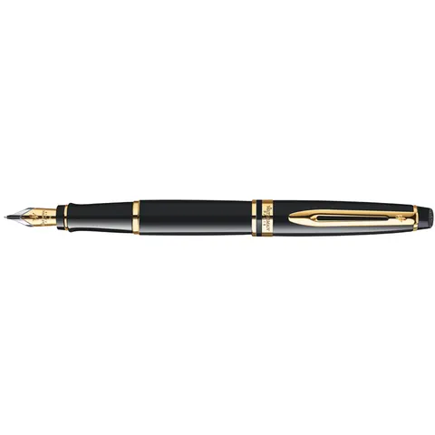 Vulpen Waterman Expert black lacquer GT medium – afbeelding 1